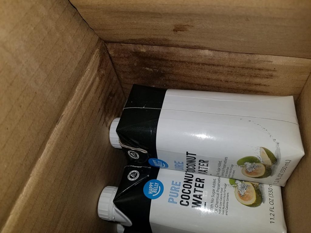 Amazon Happy Belly Coconut Water Review